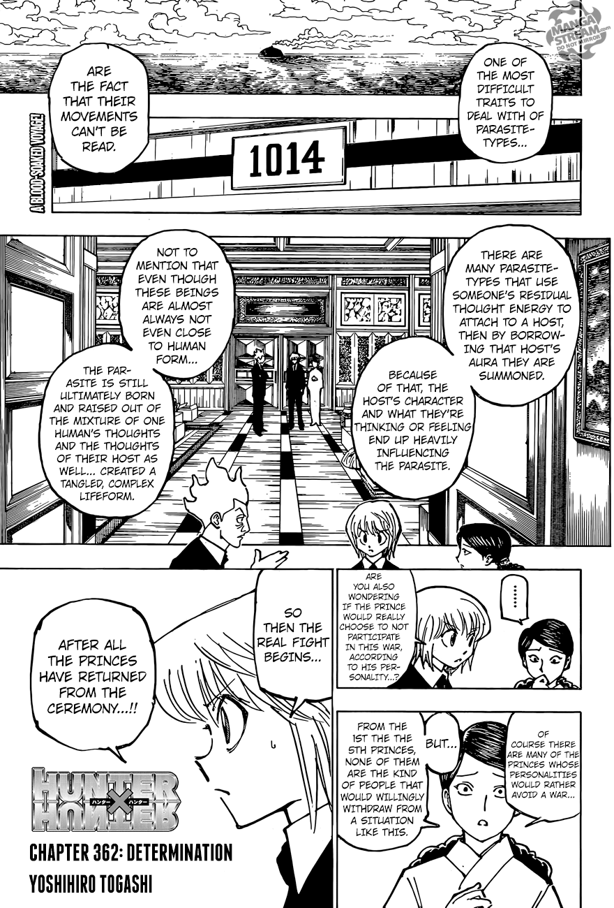 Hunter x Hunter Chapter 362 1